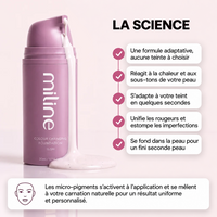 Fond de teint changeant de couleur