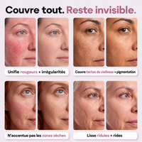 Fond de teint changeant de couleur
